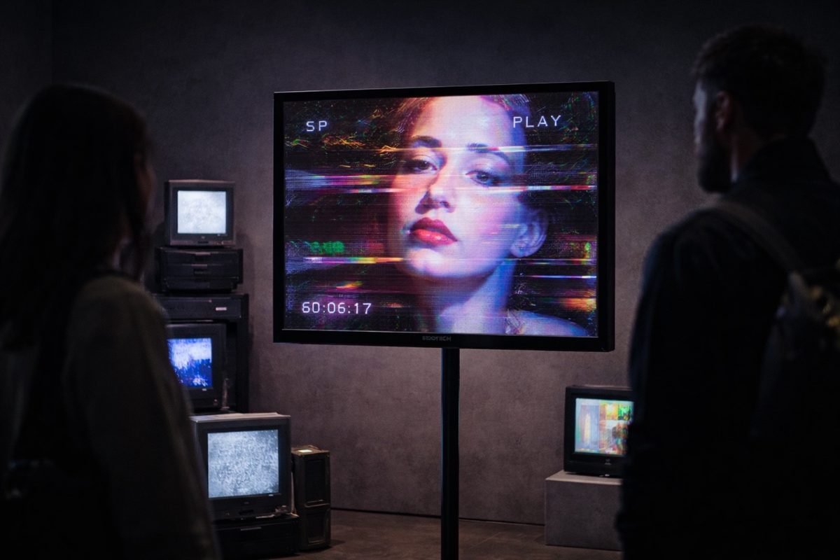 Quadra 4:3 display for video art and media exhibitions