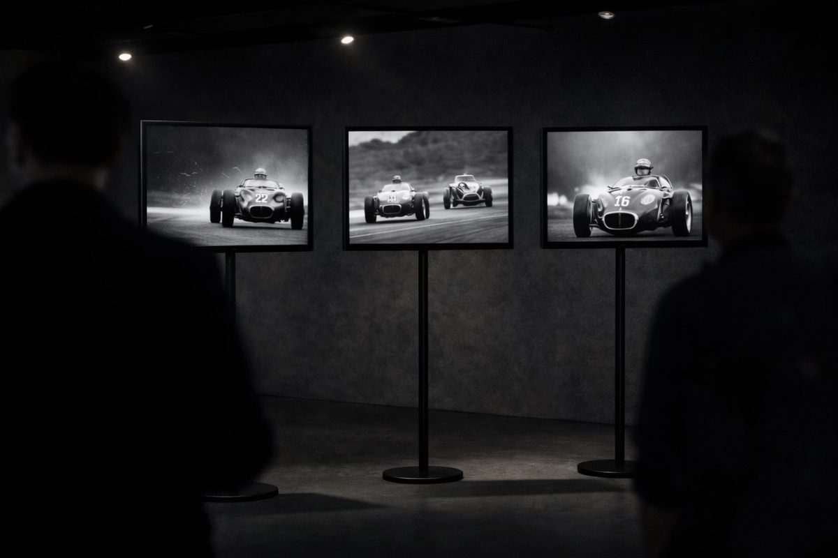 Quadra turnkey exhibition display at a touring event